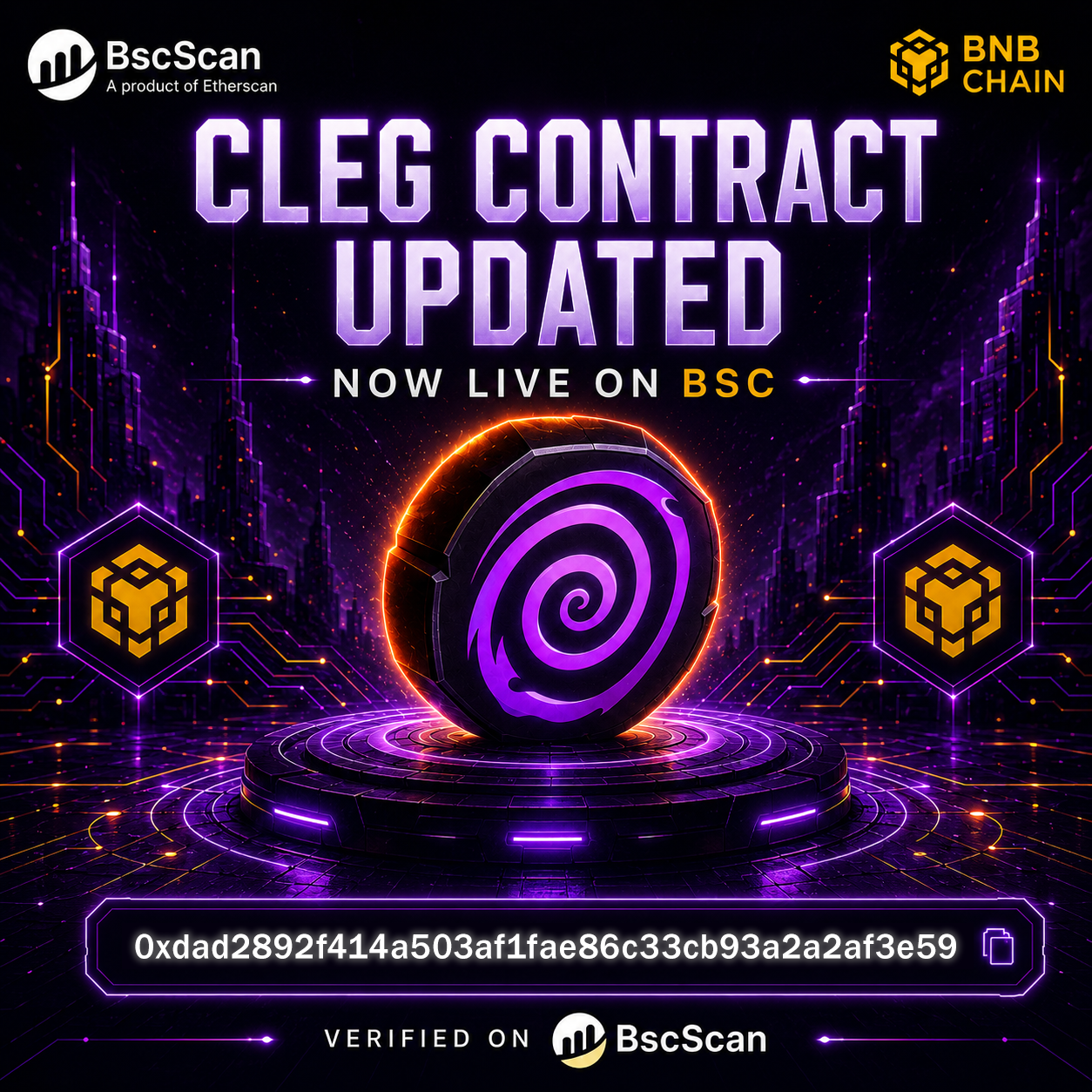 CLEG Contract Updated: Important Information for the Community