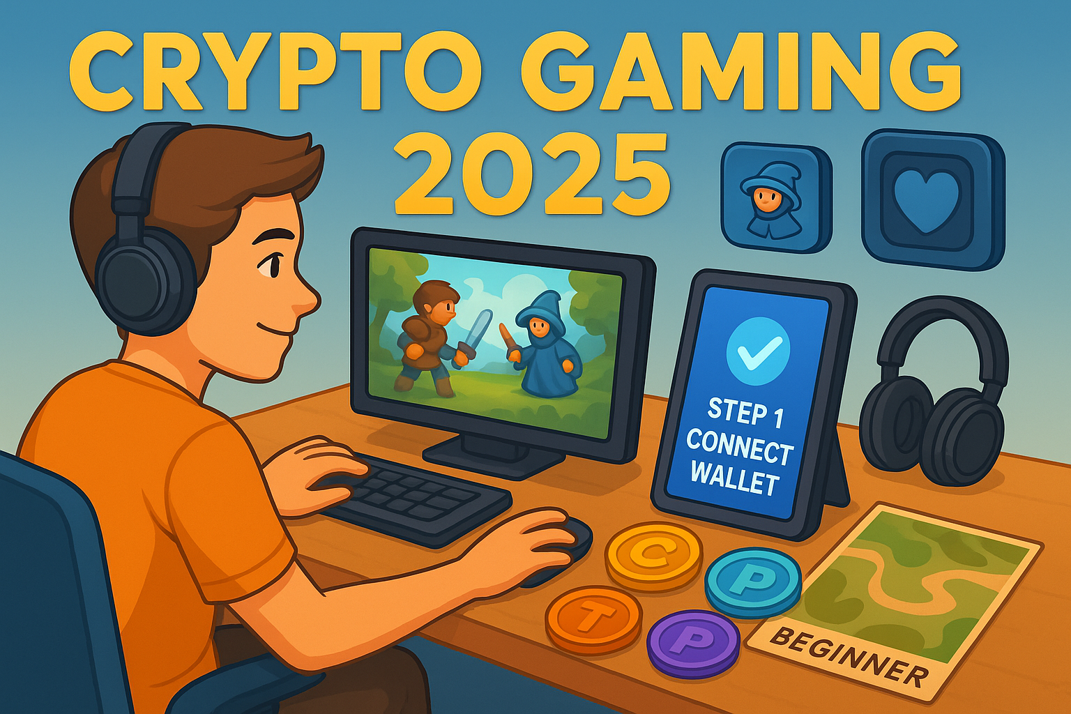 How to Get Started with Crypto Gaming in 2025 (Smart & Safe Beginner’s Guide)
